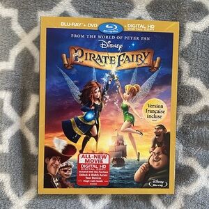 The Pirate Fairy blue-ray and dvd movie 2 disc set
